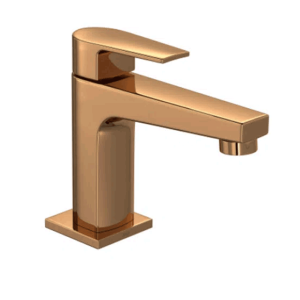 Torneira Lavatorio Level Mesa Bica Baixa Red Gold - Deca