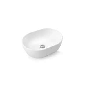 Cuba Oval Retangular Luxo 485x350x135mm White - Docol