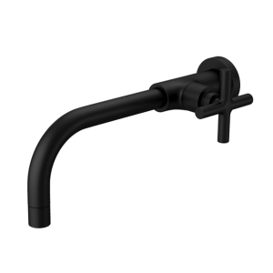Torneira De Parede Para Lavatório Duna Clássica Black Matte - Deca