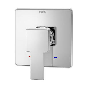 Acabamento Monocomando Para Chuveiro E Ducha Higiênica Alta Pressão 1/2 Edge - Docol