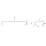 Slim Prateleira Black Matte - Deca