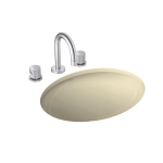 Cuba De Embutir Oval Universal Creme 490x365mm - Deca