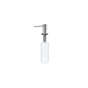 Dispensador De Detergente E Sabão De Cozinha Redondo Cromado - Docol Inox