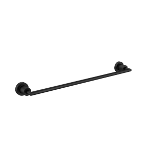 Porta Toalha Slim Barra Black Matte - Deca