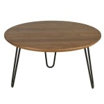 Mesa de Centro Porto Lâmina Nogueira