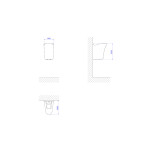 Coluna Suspensa Para Lavatório Universal Médio Branco Cs.1.17 - Deca Louças