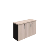 ARMÁRIO CREDENZA PARA ESCRITÓRIO DUBAI - TRÊS PORTAS (FUNDO DURATREE 3mm)