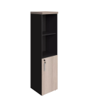 ARMÁRIO TORRE PARA ESCRITÓRIO DUBAI - MISTO/DIREITO (FUNDO DURATREE 3mm)