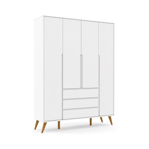 ROUPEIRO 4 PTS RETRÔ CLEAN / ECO WOOD