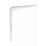 Suporte Curvo Tramontina em Aço com Acabamento em Pintura Epóxi Cor Branca 200 mm