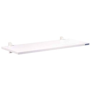 Prateleira Tramontina Elite em Madeira Pinus com Acabamento Branco e Suporte Injetado 1200x250x15 mm