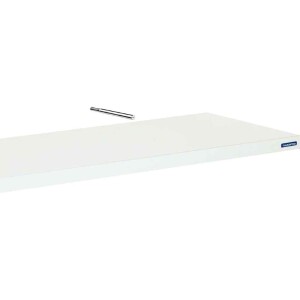 Prateleira Tramontina Elite em Madeira Pinus com Acabamento Cor Branco e Suporte Invisivel 1200x250x25 mm