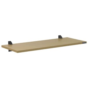 Prateleira Tramontina Elite em Madeira Pinus com Acabamento Noce B. e Suporte Injetado 1200x250x15 mm