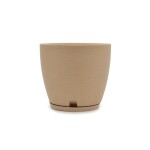 Vaso Amsterdã Grafiato 27x28cm Bege - Floridis
